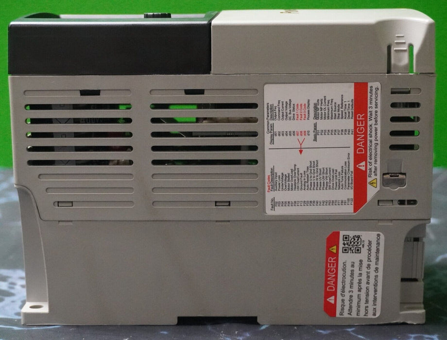 Zero Run Hours Allen-Bradley PowerFlex 4 22A-D6P0N104 3HP FRN:6.01 Series A