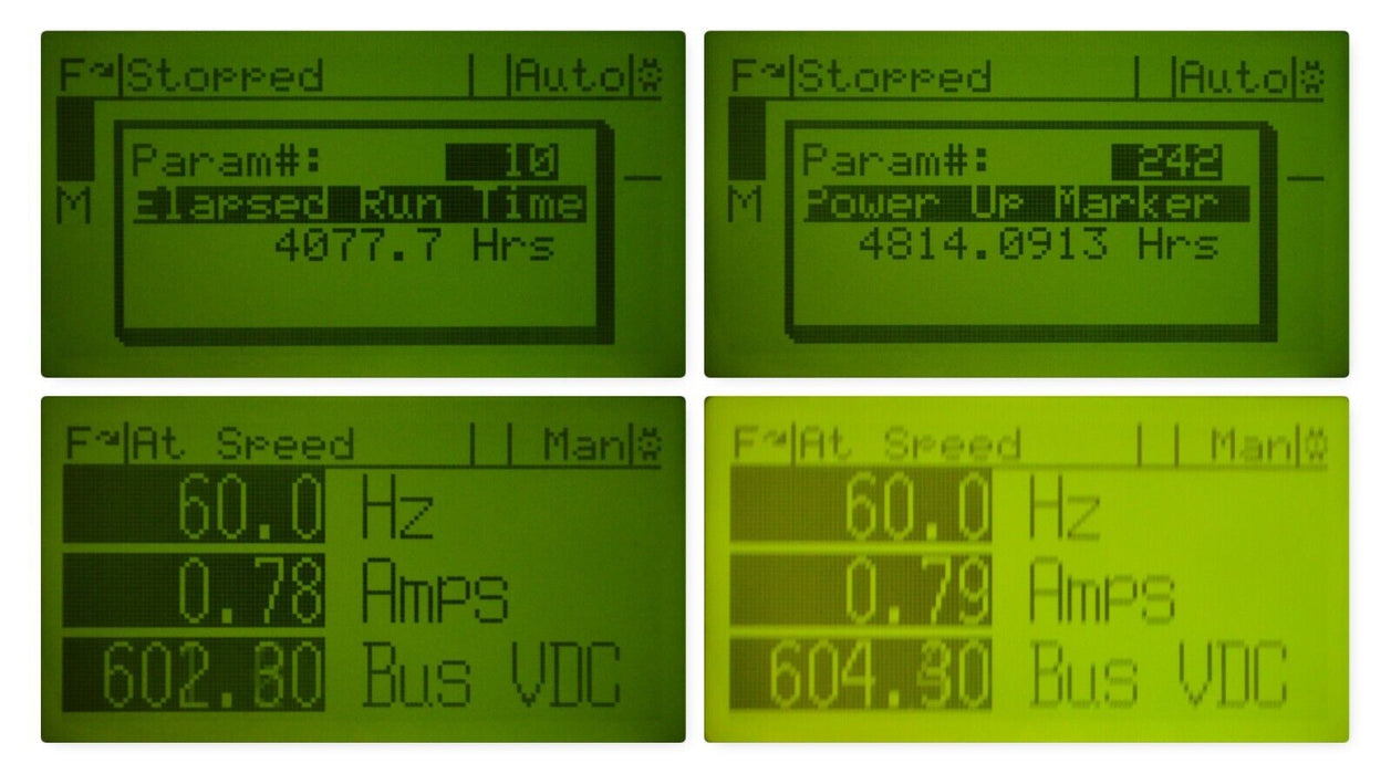 Low Hours Allen-Bradley Powerflex 70 5 HP 20AD8P0A3AYNNNC0 Series A FRN: 5.001