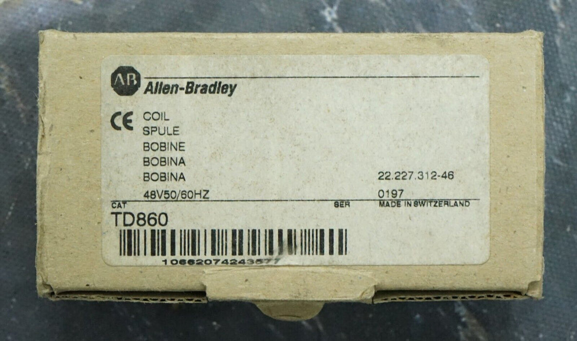 New ALLEN BRADLEY TD-860 / TD860 Made in Switzerland