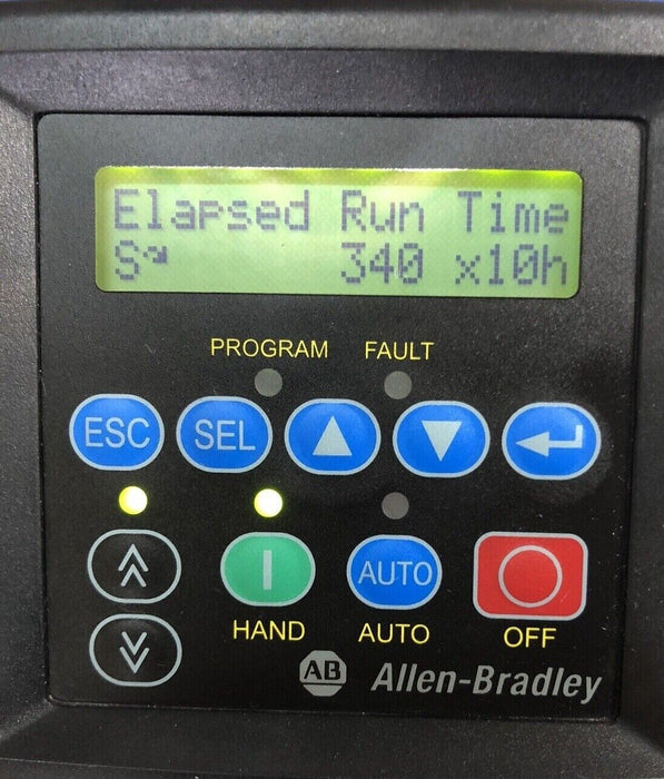 Allen-Bradley PowerFlex 400 22C-D012N103 7.5 HP Series B FRN:8.01 Tested Good