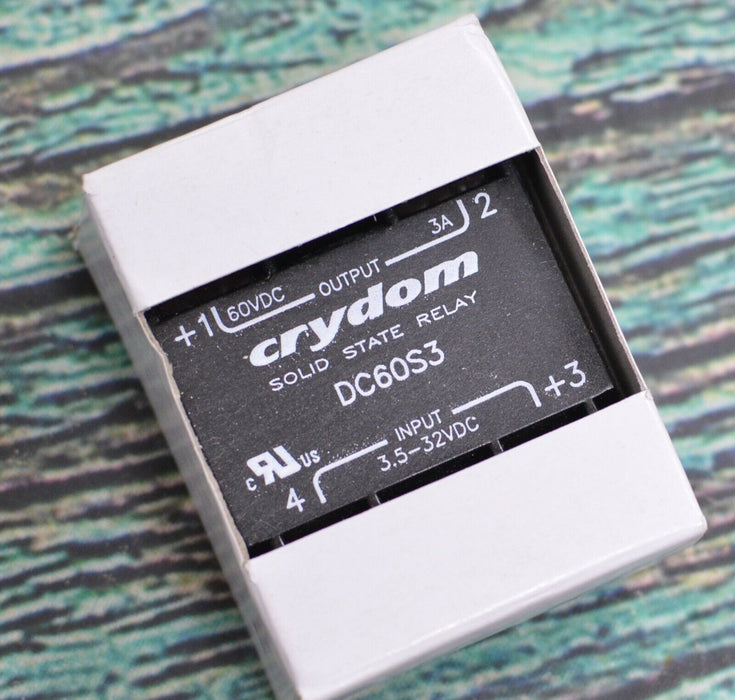 New Crydom DC60S3 Solid State Relay 60V DC 3A