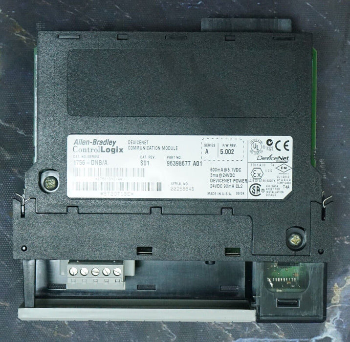 Allen-Bradley 1756-DNB/A Firmware:5.002 Devicenet Communication Bridge Module