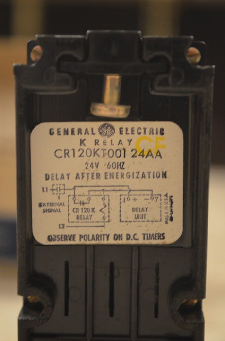 New GE CR120KT00124AA General Electric Time Delay Relay