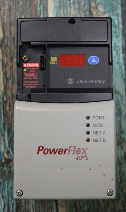 2014 22D-D4P0N104 Allen-Bradley PowerFlex 40P Drive 2 HP Series A Tested Good