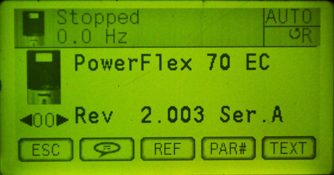 Allen-Bradley PowerFlex 70 5 HP 20AB015C3AYNADC0 FRN: 2.003  240 VAC Tested Good