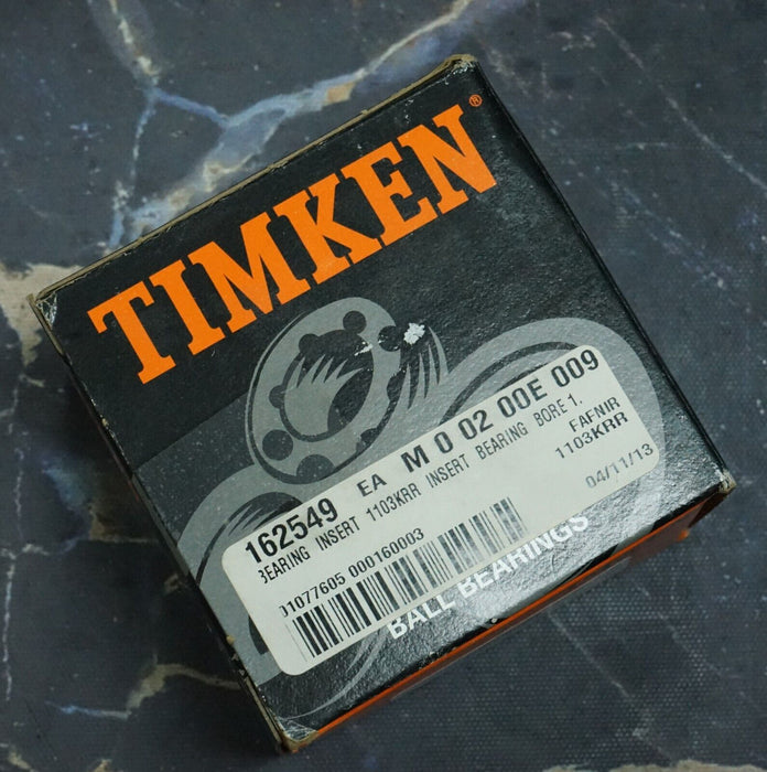 Timken 162549 Bearing Insert 1103KRR Bearing Bore 1