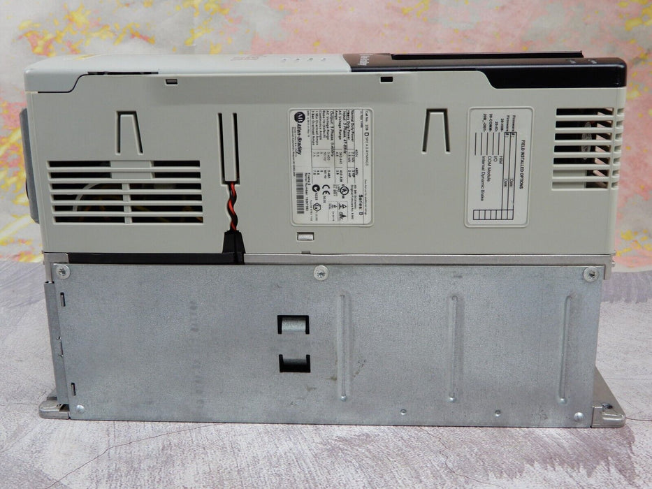 Low Hours Allen Bradley 20BD5P0A0AYNANC0/B PowerFlex 700 3HP 480 VAC FRN:8.002