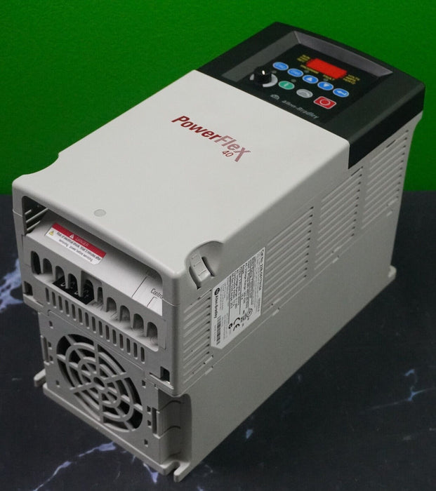 Allen-Bradley 10HP Powerflex40 22B-D017N104 Ser. A Tested Good FRN:6.02