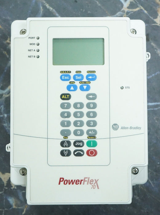 Low Hour Allen-Bradley PowerFlex 70 3HP 20AD5P0C3AYNNNC0 Tested Good FRN:5.001