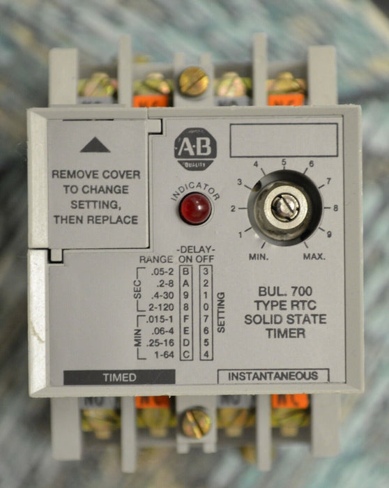 Allen Bradley 700-RTC11110U1 Timer Tested Good Series A Made in USA