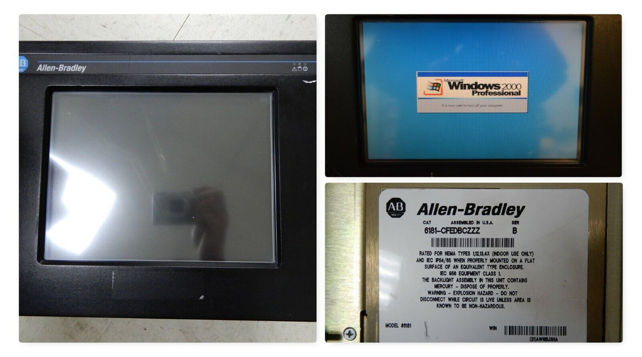 ALLEN BRADLEY VERSA OPERATOR PANEL SCREEN 6181-CFEDBCZZZ SER-B