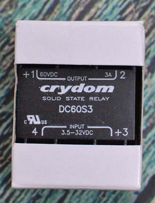 New Crydom DC60S3 Solid State Relay 60V DC 3A