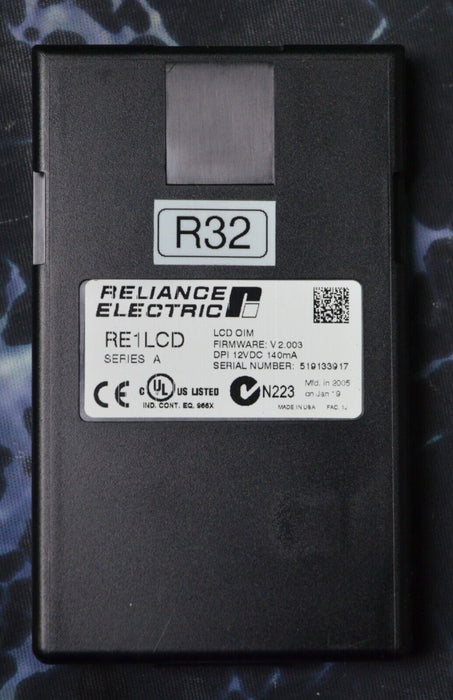 Reliance Electric RE1LCD A Keypad FRN:2.003 Tested Good R32