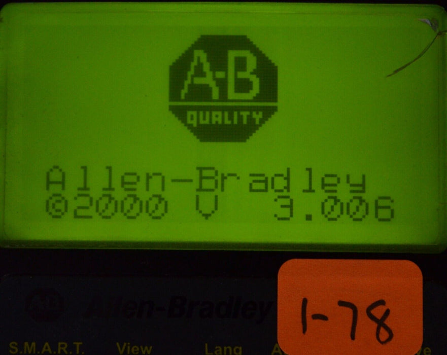 Allen-Bradley 20-HIM-A3 SERIES A Full Numeric HMI Keypad Firmware:3.006  #1-78