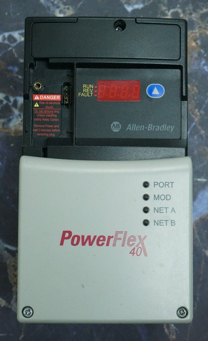 2012 Allen-Bradley Powerflex 40P 22D-D4P0N104 2HP FRN:2.01 Tested