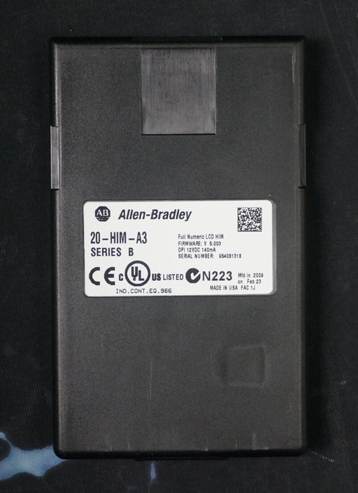 Allen-Bradley PowerFlex 700 20BD022A3AYNAND0 15 HP FRN 4.010 w/20-HIM-A3 Keypad