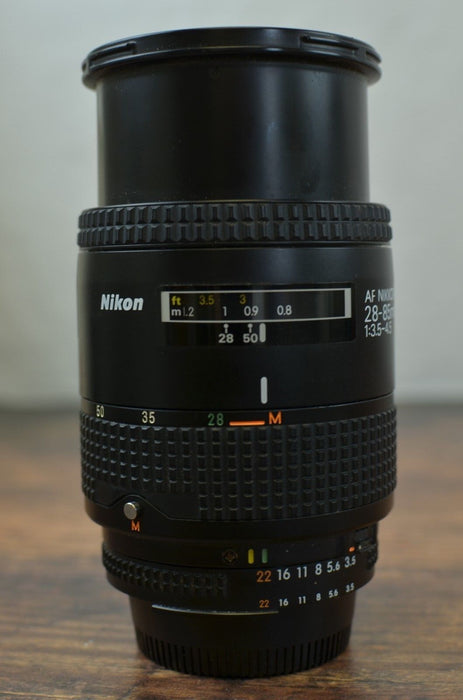 Nikon AF NIKKOR 28-85mm F:3.5-4.5 AIS Macro Zoom Lens - Made In Japan