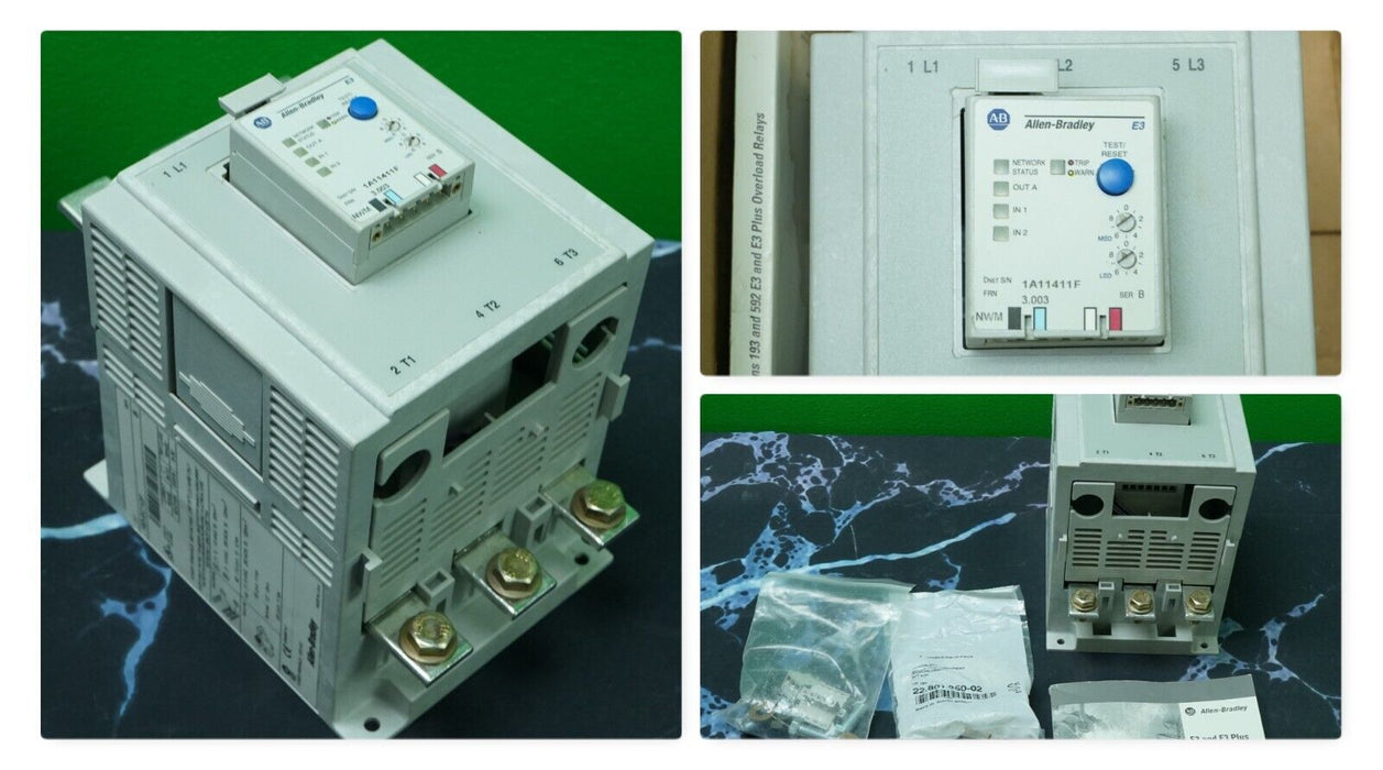 Allen Bradley 193-EC1GF Series B E3 Overload Relay