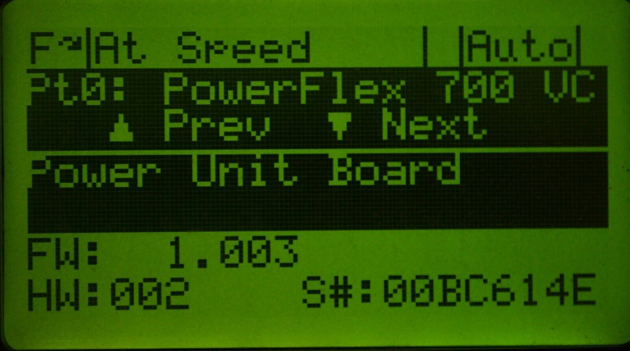 Allen-Bradley PowerFlex 700 5HP 20BD8P0A3AYNAND0 Power Supply FRN:10.001