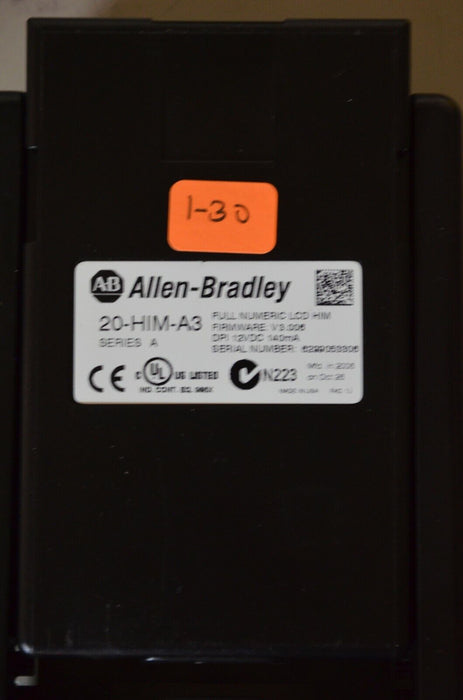 Allen-Bradley 20-HIM-A3 SERIES A Full Numeric HMI Keypad Firmware 3.006   #1-30