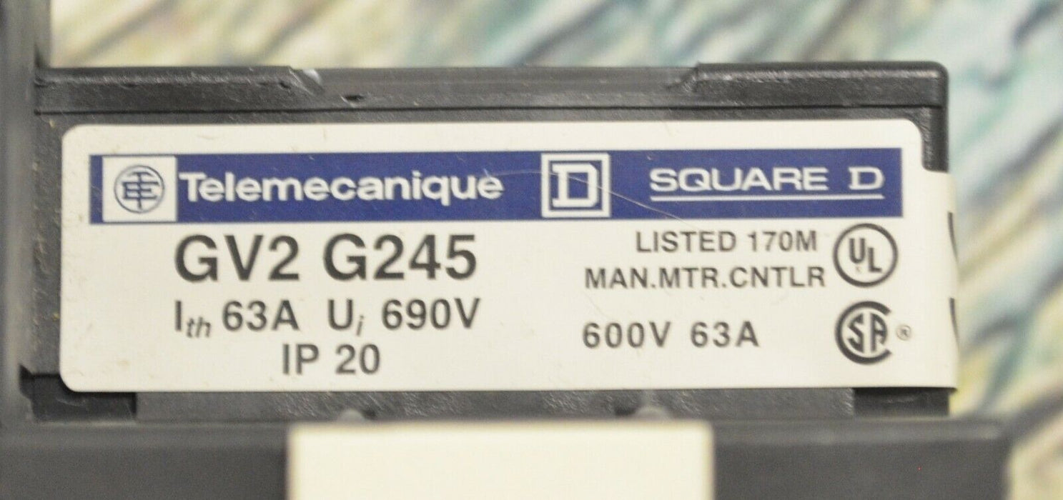 Schneider Electric LRD32 Relay W/ Telemecanique LAD7B106 Terminal Block