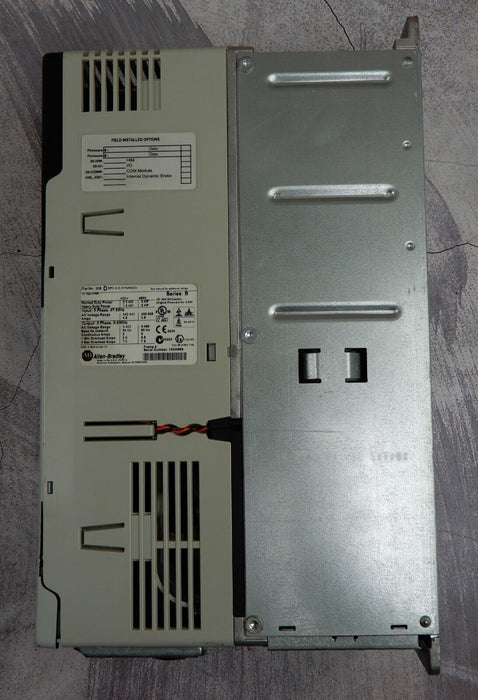 Low Hours Allen Bradley 20BD5P0A0AYNANC0 /B PowerFlex 700 3HP 480 VAC FRN:8.002