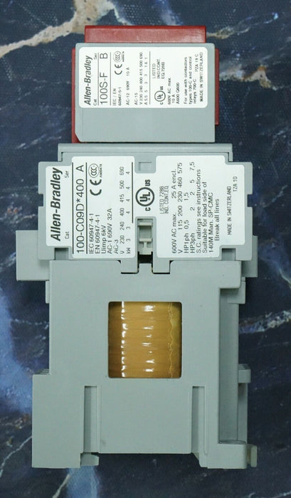 Allen Bradley 100-C09D*400 with 100S-F Contactor / 3-Phase IEC Rated Contactor