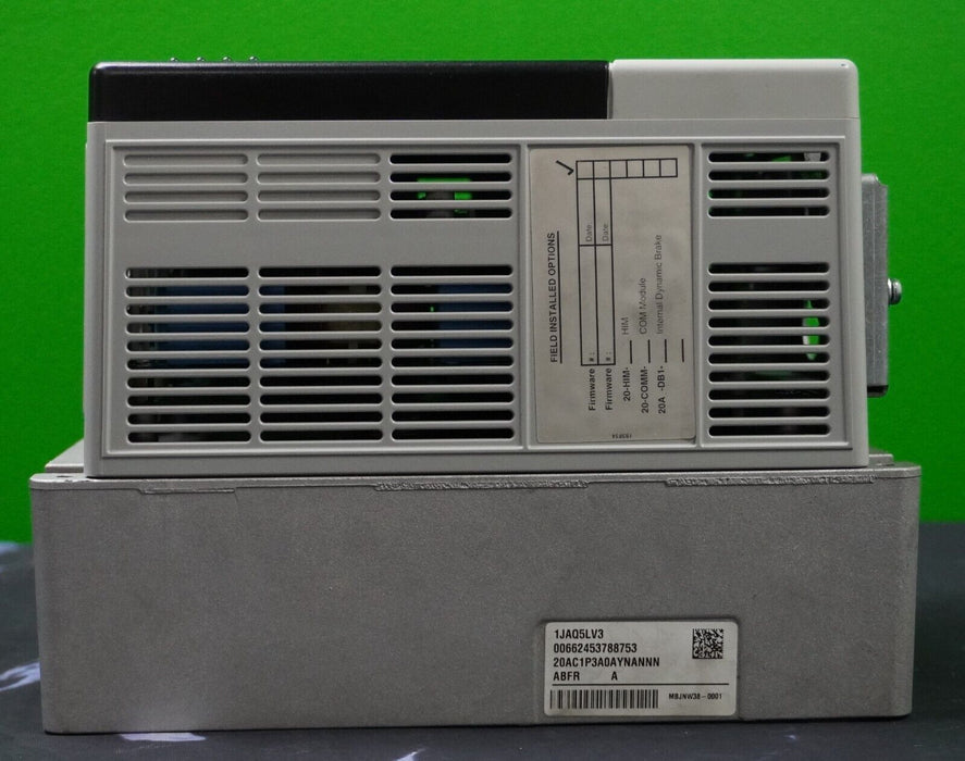 Allen Bradley Powerflex 70 1/2HP 20AC1P3A0AYNANNN Tested Good FRN:2.002