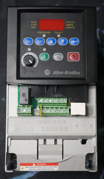 Zero Run Hours Allen-Bradley PowerFlex 4 22A-D6P0N104 3HP FRN:6.01 Series A