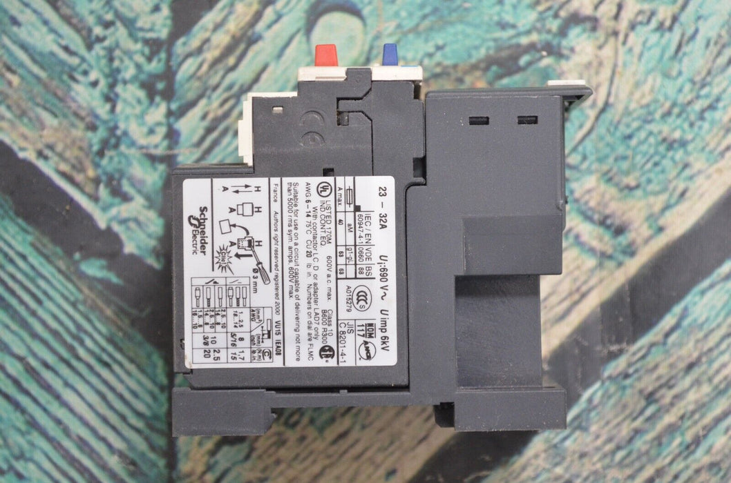 Schneider Electric LRD-32 Bimetallic Overload Relay 600V 32A