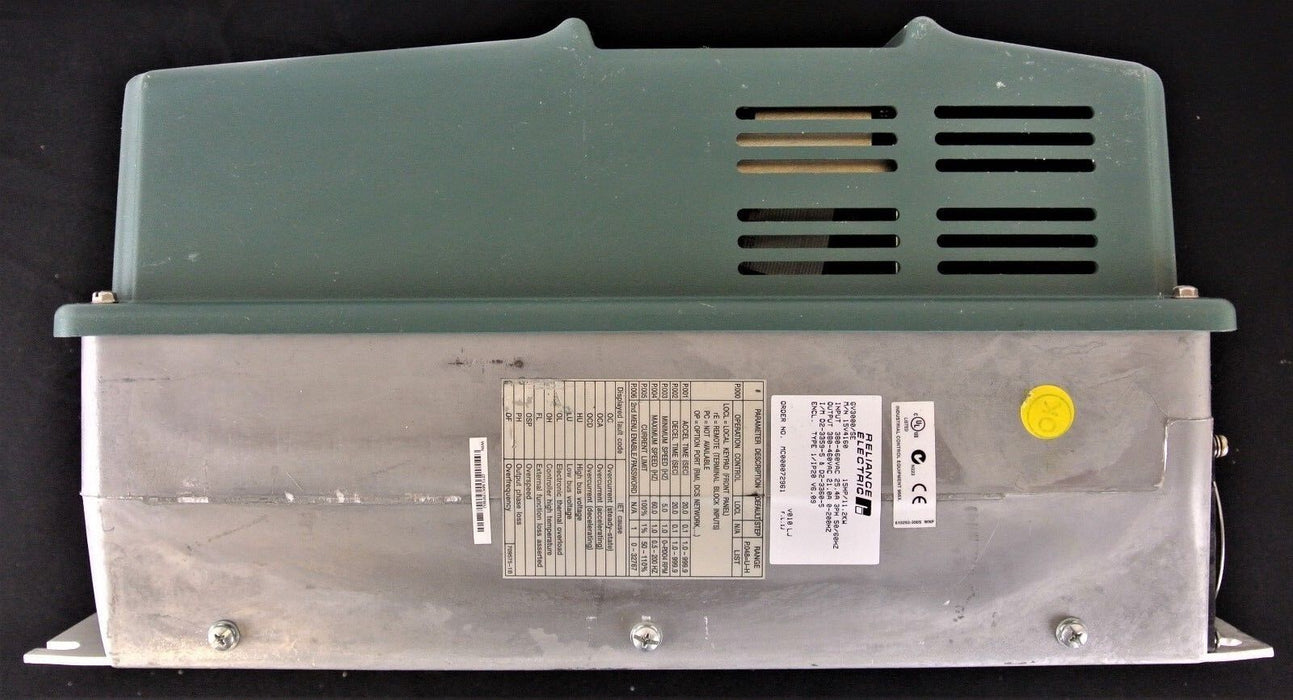 Reliance Electric GV3000 / SE 15 HP 15V4160 V. 6.09 AC Drive Inverter -  LOW HRS