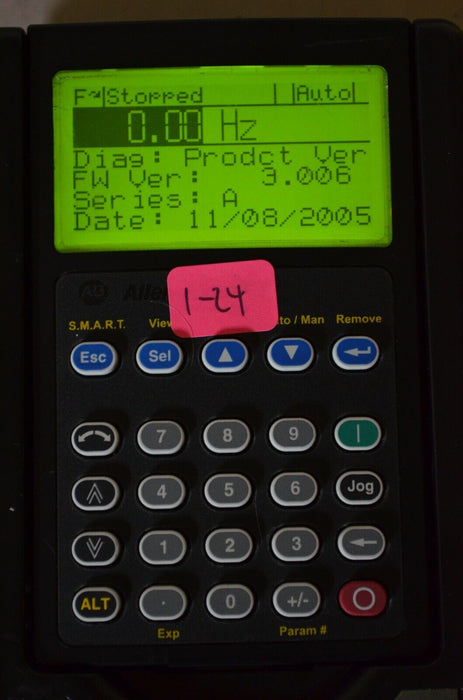 Allen-Bradley 20-HIM-A3 SERIES A Full Numeric HMI Keypad Firmware 3.006   #1-24