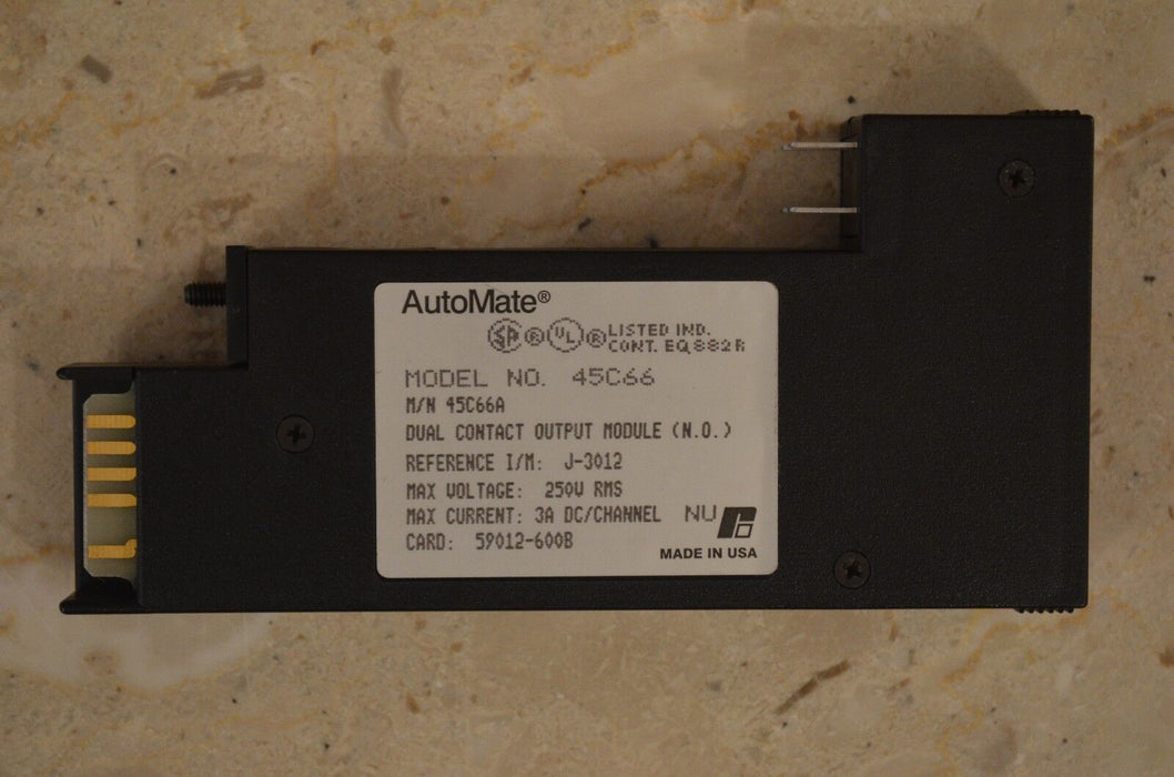 Reliance Electric Automate Output Module 45C66A Tested Good