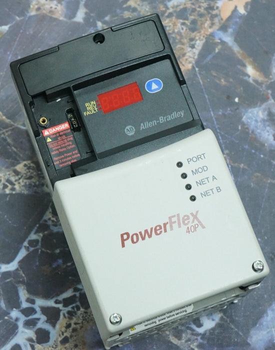 Low Hours Allen Bradley 22D-D4P0N104 PowerFlex40 Firmware 2.01 Series A