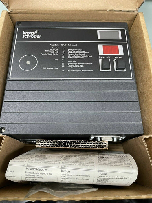 New Krom Schroder Burner Management System-BCU465T-5/2LR3OB1/2E1 115V