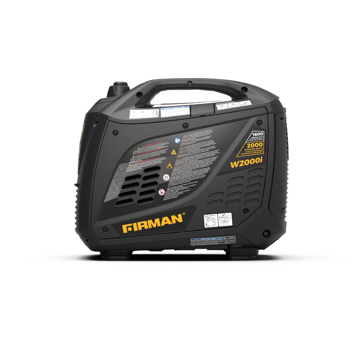 FIRMAN W01682F 2000/1600 Watt Recoil Start Inverter Generator Refurbished