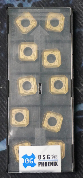 OSG Phoenix 10 X SNKU 1505AZER Indexable Inserts Mills