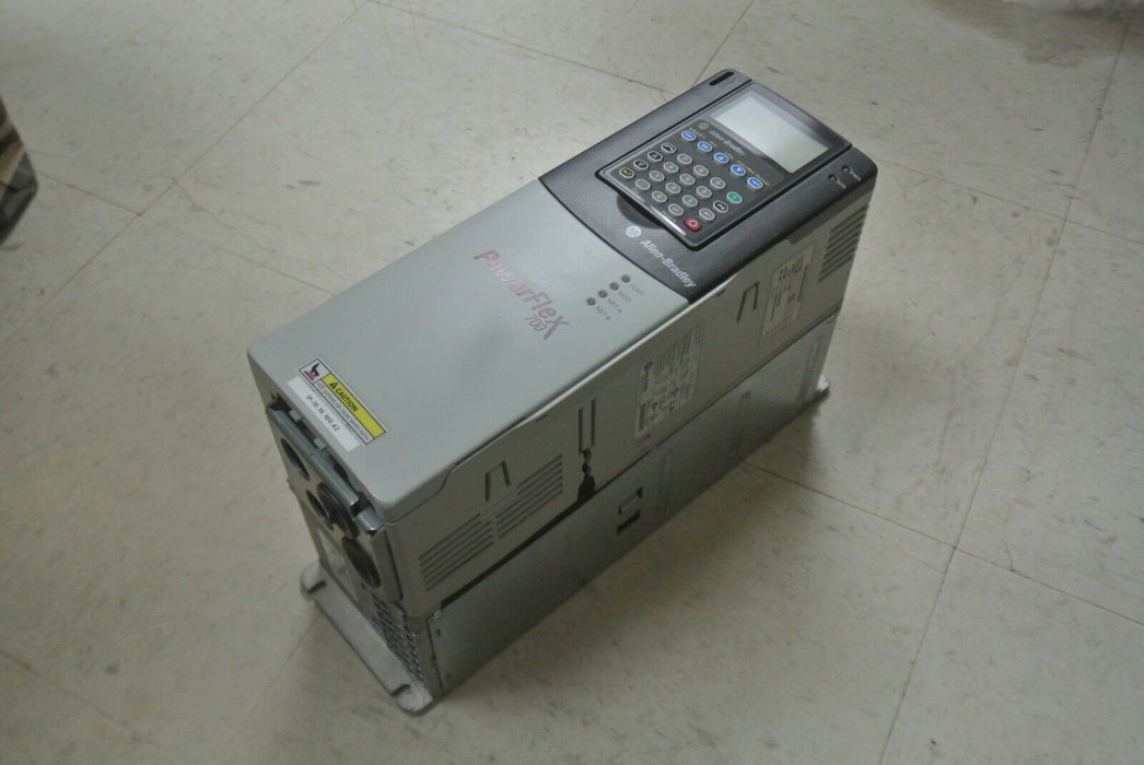 Low Hrs Allen Bradley 20BD3P4A3NYYAEC1 Powerflex 700 2HP W/20-COMM-E HMI ENCODER