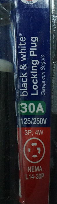 LEVITON Plus Pro 30AMP 125/250V Locking Plug Industrial Grade 2711-CS