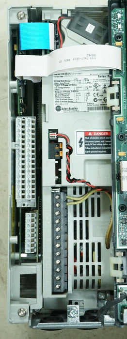 Low Hrs Allen-Bradley 20BD3P4A3NYYAEC1 Powerflex 700 2HP W/20-COMM-E HMI ENCODER