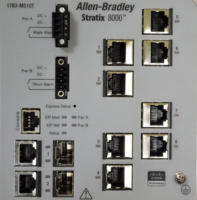 Allen Bradley 1783-MS10T Stratix 8000 EtherNet Managed Switch Tested Good