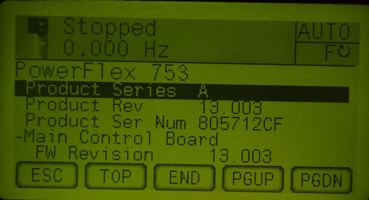 Allen-Bradley PowerFlex753 20F11G2P1AA0NNNNN 1HP Ser. A FRN:13.003 Tested Good