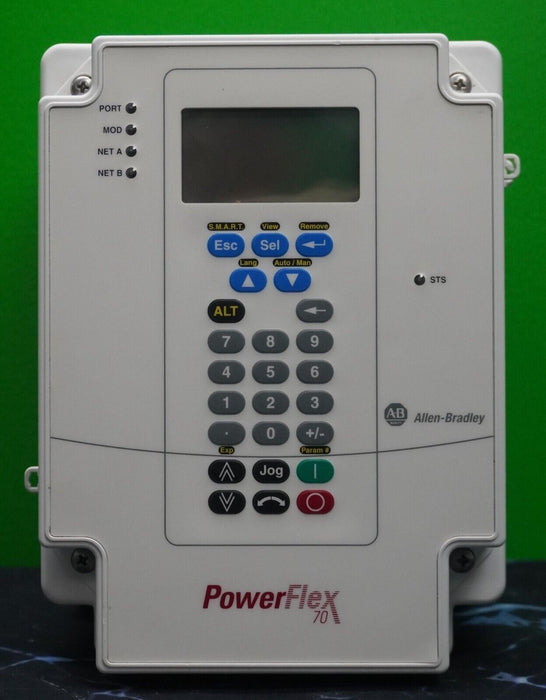 Low Hour Allen-Bradley PowerFlex 70 1 HP 20AB4P2C3AYNNNNN FRN: 2.009 Tested Good