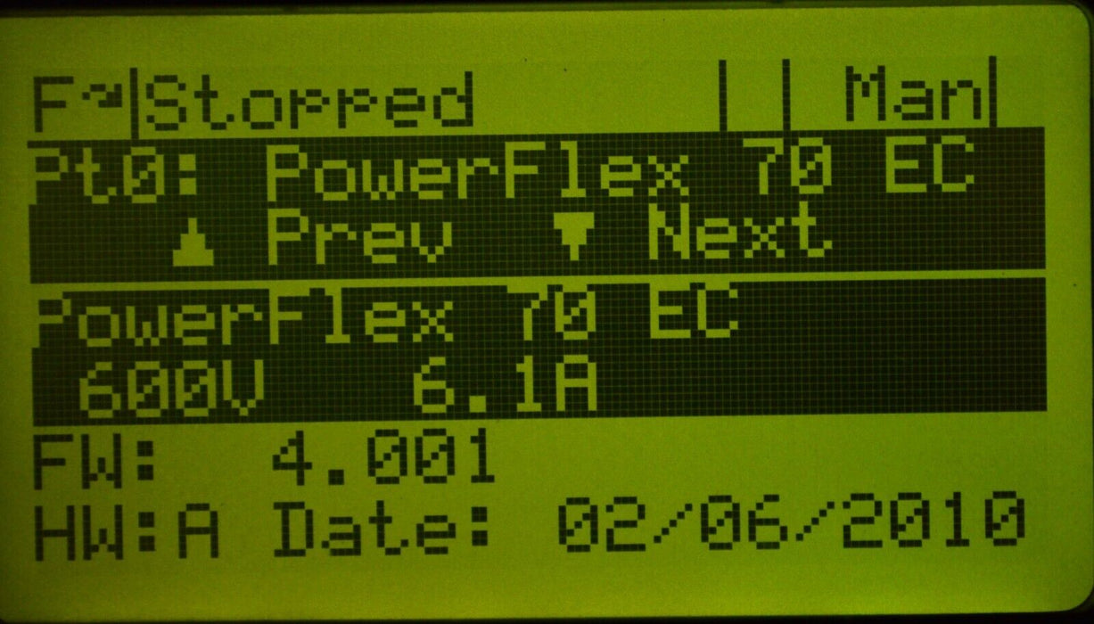 Allen-Bradley PowerFlex 70 5HP 20AE6P1A0AYNNNC0 600V 4.001 Tested Good