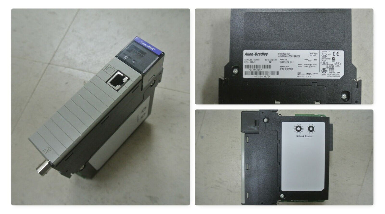 Allen-Bradley 1756-CNB E Firmware 10.007 ControlLogix ControlNet Bridge Module