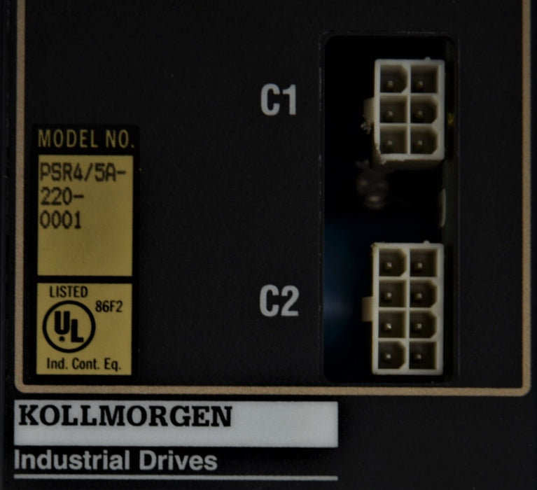 KOLLMORGEN Industrial Drives PSR4/5A-220-0001 230VAC/20Amp Servo Power Supply