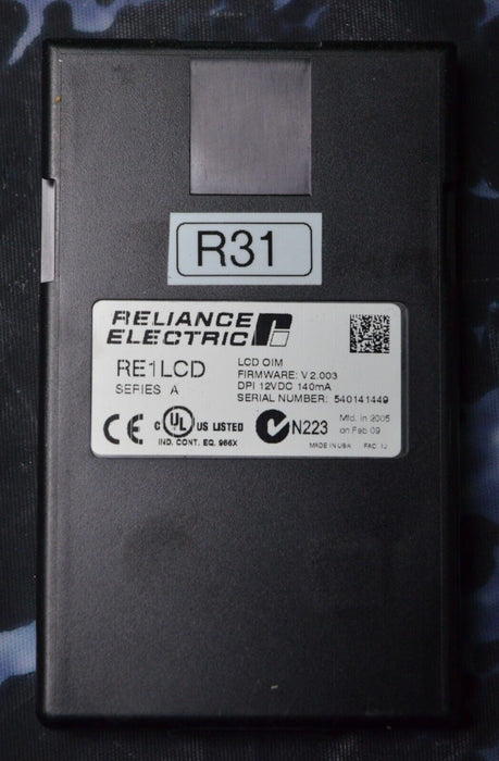 Reliance Electric RE1LCD A Keypad FRN:2.003 Tested Good R31