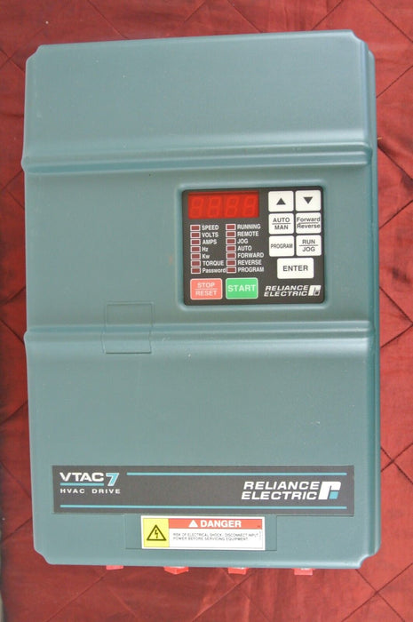 Reliance Electric GV 3000 VTAC7 HVAC Drive 15V4260 15 HP Frm 6.04 - Tested Good