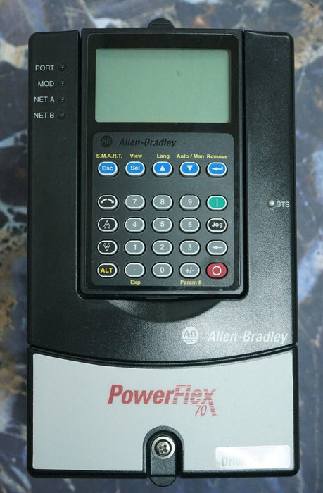 Low Hours Allen Bradley PowerFlex 70 2 HP 20AD3P4A3AYNNNG0 480 VAC FRN:3.003