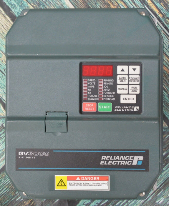 Reliance Electric GV3000/SE 7.5 HP 7V4160 Firmware 6.01 AC Drive TESTED GOOD